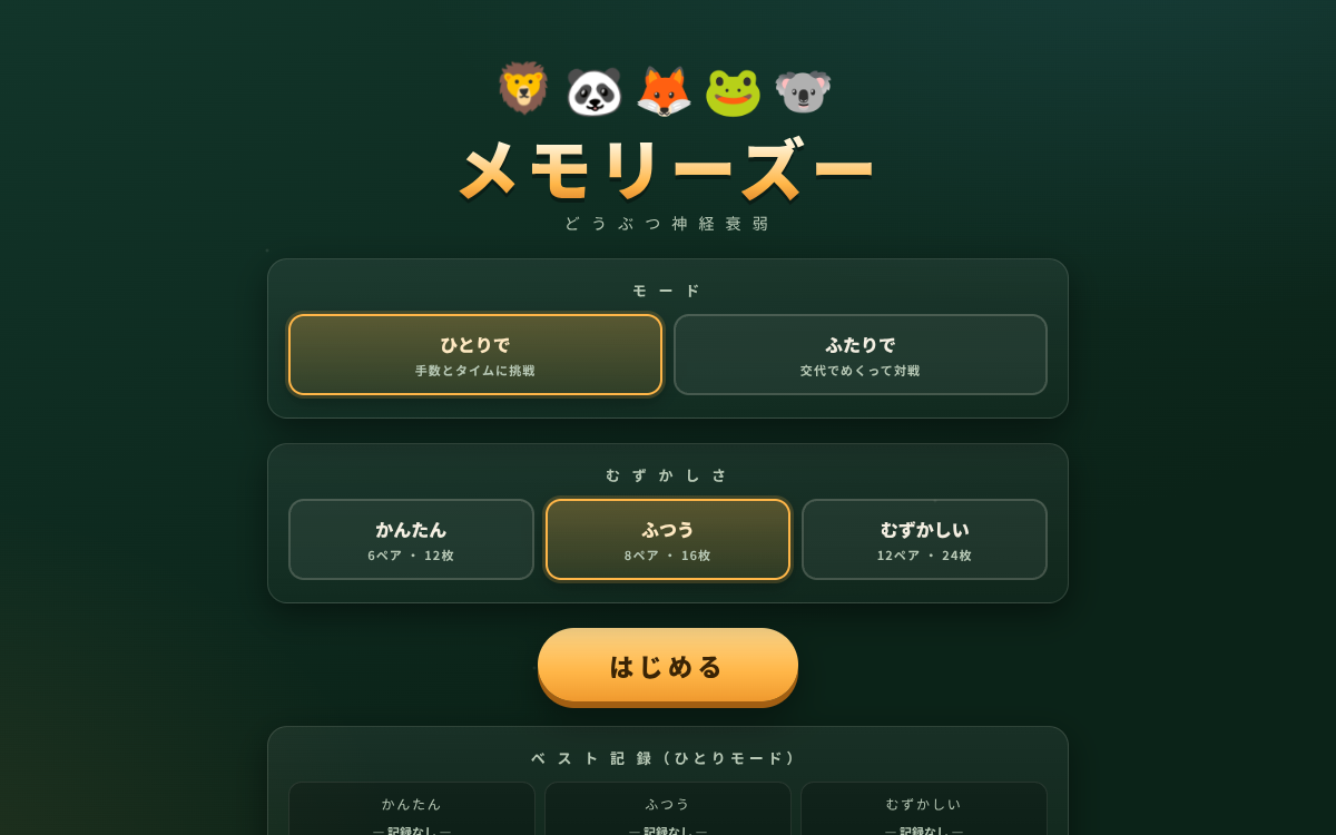 メモリーズー